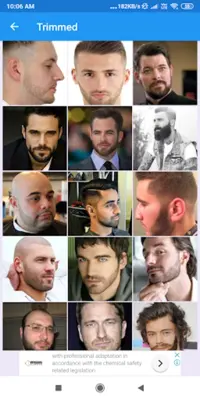 Beard Styles Stubble Beard, M android App screenshot 7